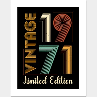 Vintage 1971 Limited Edition Posters and Art